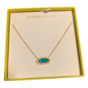 Kendra Scott Eva Framed Pendant Necklace NIB!